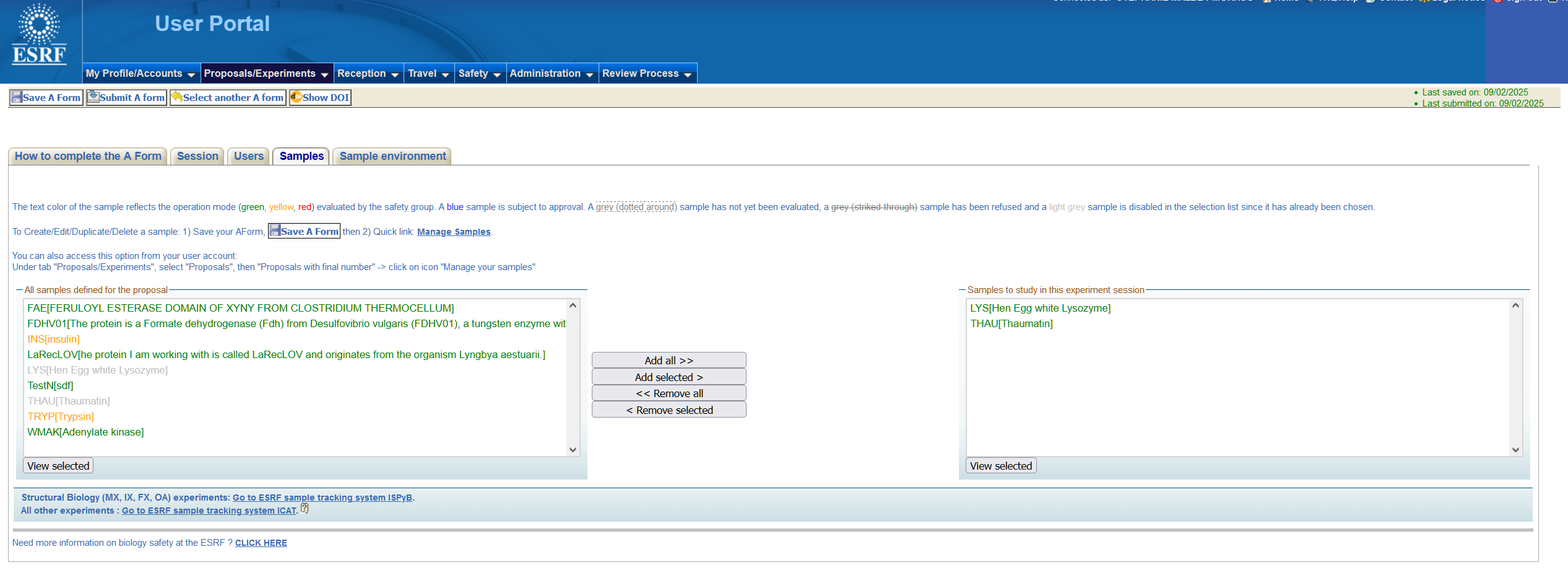 Add sample sheets on A form.png