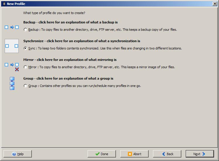 SSE synchronise option