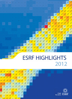 ESRF Highlights 2012 cover