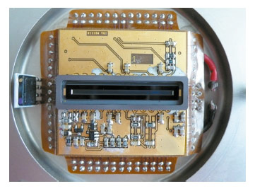 The S11156 Hamamatsu sensor integrated in the FReLoN camera