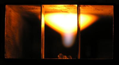 Photo of a fireball. Image courtesy E. Jerby, Tel Aviv University.