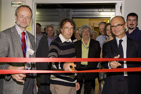 Cutting the ribbons
