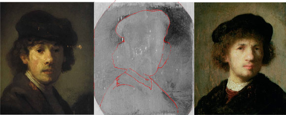 K-edge absorption imaging of the painting Old Man with a Beard